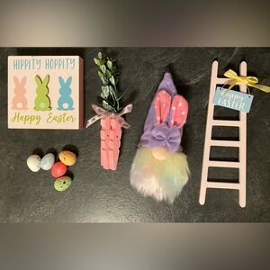 Easter Gnome and Decor Set - Lot #9